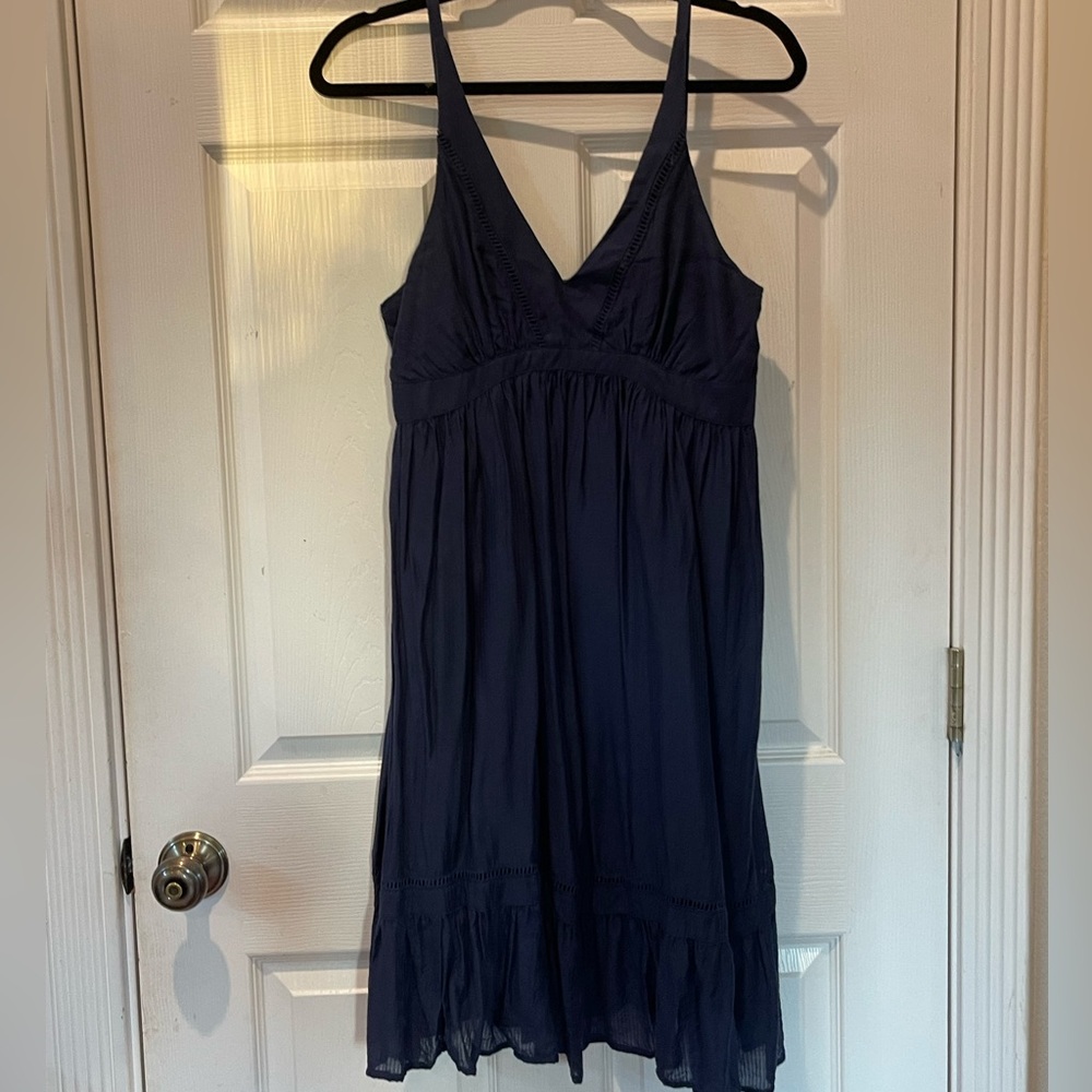 Sugar Lips Navy Midi Dress - Picture 1 of 5